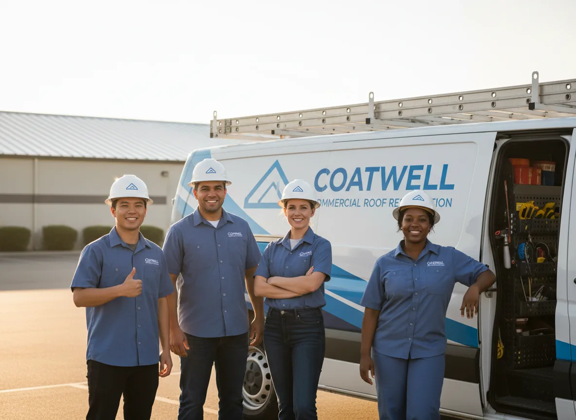 Commercial roof coating company in Mclain, MS